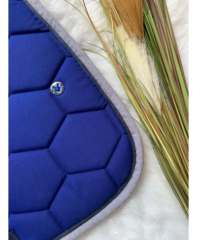 Tapis shetland bleu roi et...