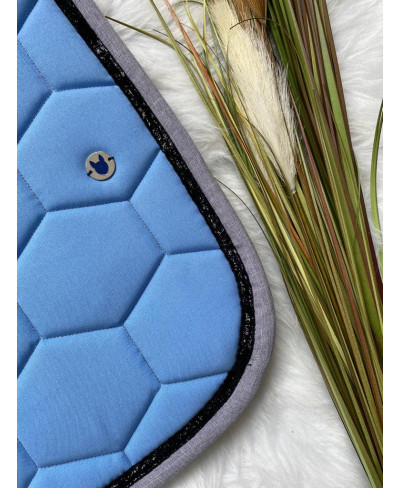 Tapis shetland bleu ciel et...