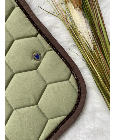 Tapis shetland tilleul et...
