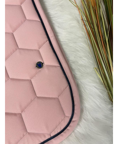 Tapis dressage rose pale et...