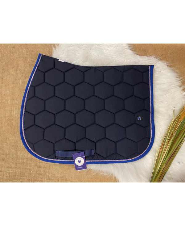 EQUITHÈME Tapis de Selle Polyfun Polyvalent Bleu EQUITHÈME Tapis de Selle Polyfun Polyvalent Bleu