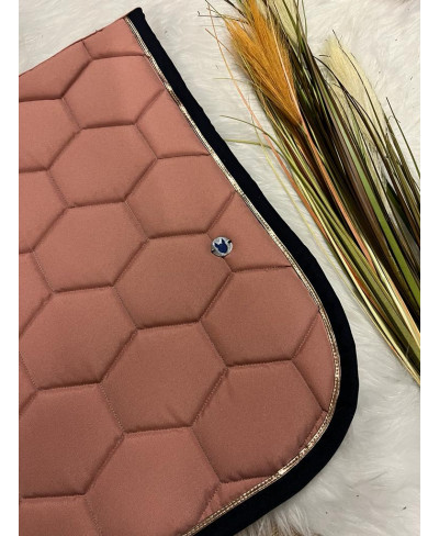 Tapis vieux rose et gris...