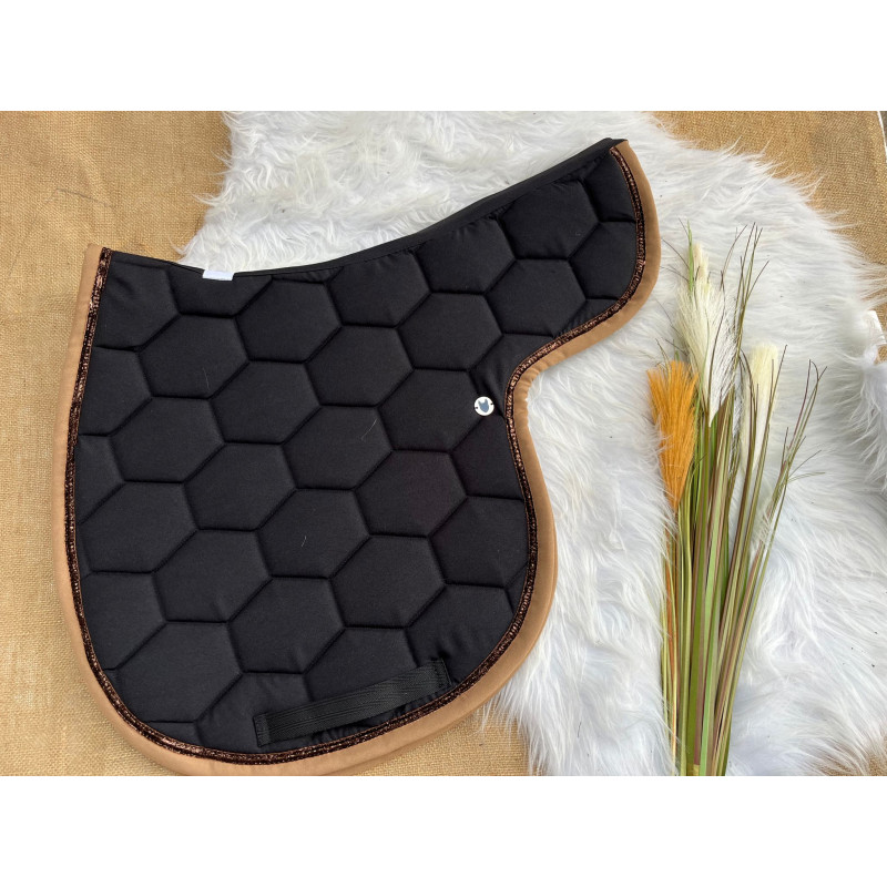 Tapis De Selle Cheval Tapis De Selle En Feutre Noir Showman