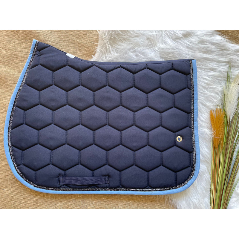 Tapis Bleu marine / Bleu clair 122 X 122 cm - Milà