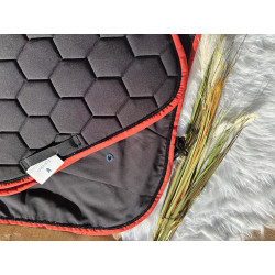 couvre-reins noir et...