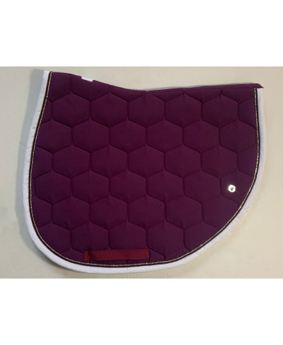 Tapis Goutte prune avec strass