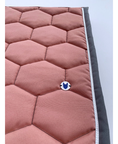 Tapis Dressage Vieux rose et gris