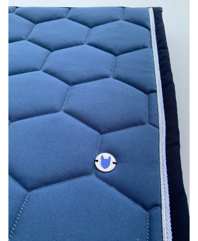 Tapis Dressage bleu glacier et Marine