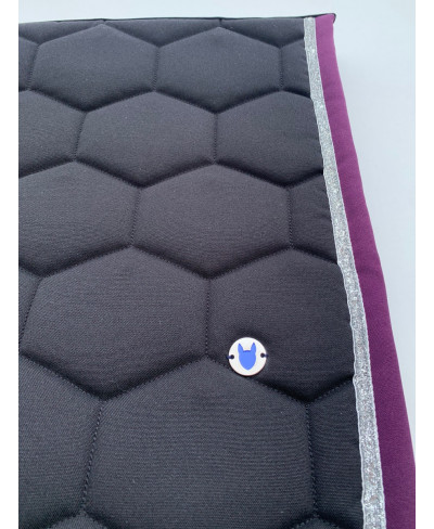 Tapis dressage Noir et Prune