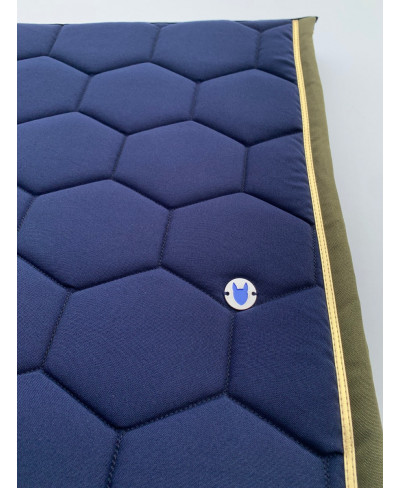 Tapis dressage Marine, Kaki et Or