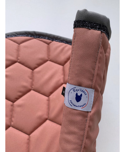 Tapis poney Vieux rose et gris