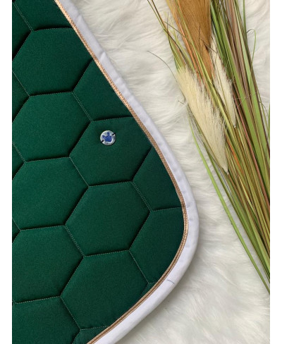 Tapis Vert sapin et Blanc...