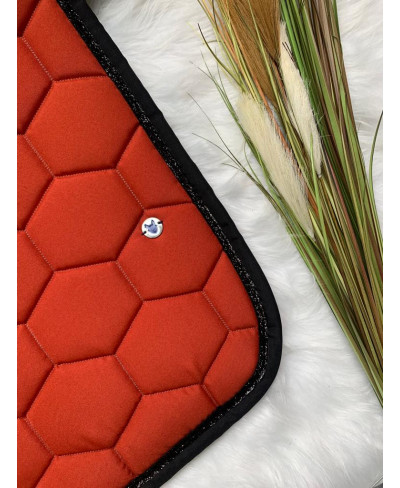 Tapis terracotta et noir (197)