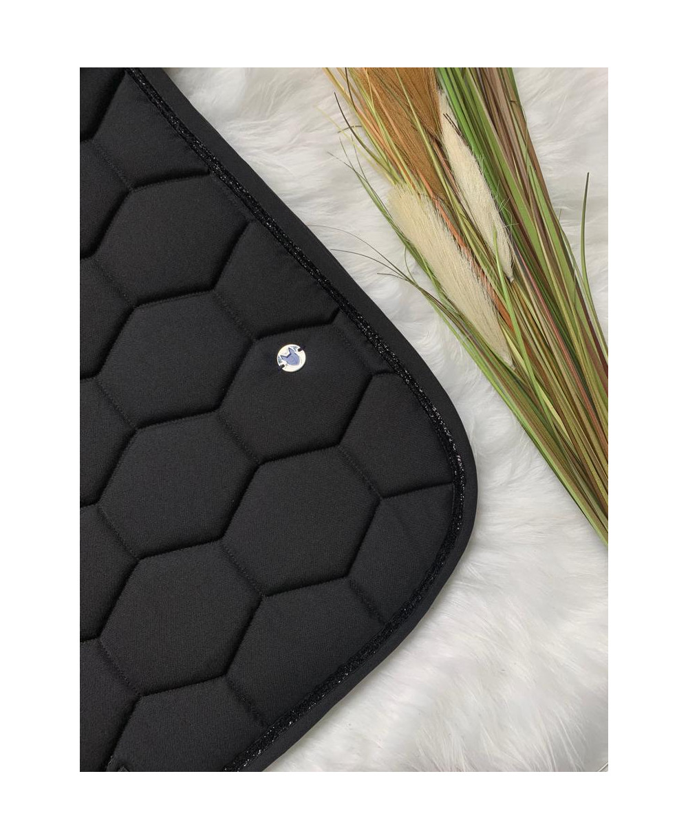 Tapis Noir et paillettes noires (147)